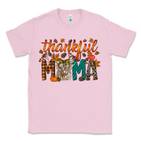 Bubblegum Pink thankful mama highland cow Classic Tee - RacoonDesign
