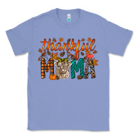Colony Blue thankful mama highland cow Classic Tee - RacoonDesign