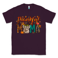 Plum thankful mama highland cow Classic Tee - RacoonDesign