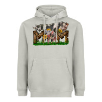 Moon Dust Western Mom With Spotted Pig And Baby Pig Heavyweight Hoodie - LillyAllenDesigns