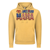 Vintage Mustard all american mama zillion Vintage Hoodie - Zillion Design Studio