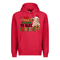 Cardinal Tis' the season to bake cookies Premium Hoodie - NancyCooperArtShop