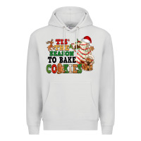 Dove Grey Tis' the season to bake cookies Premium Hoodie - NancyCooperArtShop