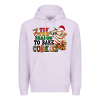 Lilac Tis' the season to bake cookies Premium Hoodie - NancyCooperArtShop