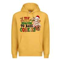 Mustard Tis' the season to bake cookies Premium Hoodie - NancyCooperArtShop