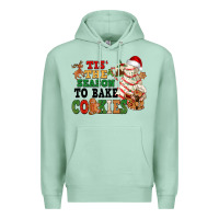 Seafoam Tis' the season to bake cookies Premium Hoodie - NancyCooperArtShop