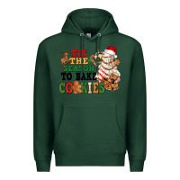 Sports Green Tis' the season to bake cookies Premium Hoodie - NancyCooperArtShop