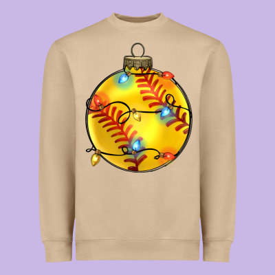 Heavyweight Sweatshirt christmas  softball