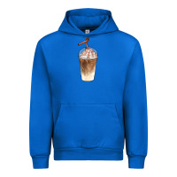 Cobalt iced coffee with cream Urban Hoodie - BarkalooDesign