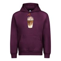 Mauve Wine iced coffee with cream Urban Hoodie - BarkalooDesign