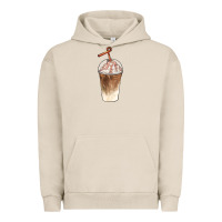 Pigment French Oak iced coffee with cream Urban Hoodie - BarkalooDesign