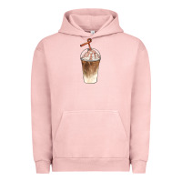 Pigment Salmon iced coffee with cream Urban Hoodie - BarkalooDesign