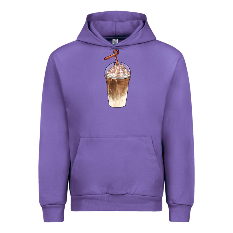 Iced Coffee With Cream Urban Hoodie by BarkalooDesign | Teevron