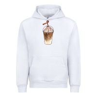 White iced coffee with cream Urban Hoodie - BarkalooDesign