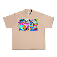Burro stitch summer coffee cups Urban Heavy Tee - Zillion Design Studio