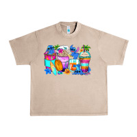 French Oak stitch summer coffee cups Urban Heavy Tee - Zillion Design Studio