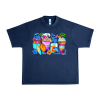 Navy stitch summer coffee cups Urban Heavy Tee - Zillion Design Studio