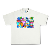Pistachio stitch summer coffee cups Urban Heavy Tee - Zillion Design Studio