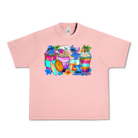 Salmon stitch summer coffee cups Urban Heavy Tee - Zillion Design Studio