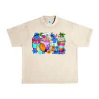 Sandshell stitch summer coffee cups Urban Heavy Tee - Zillion Design Studio