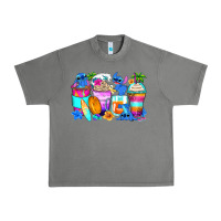 Tornado stitch summer coffee cups Urban Heavy Tee - Zillion Design Studio