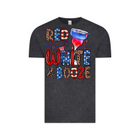 Vintage Black red white and booze Vintage Tee - Zillion Design Studio