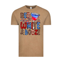Vintage Coffee red white and booze Vintage Tee - Zillion Design Studio
