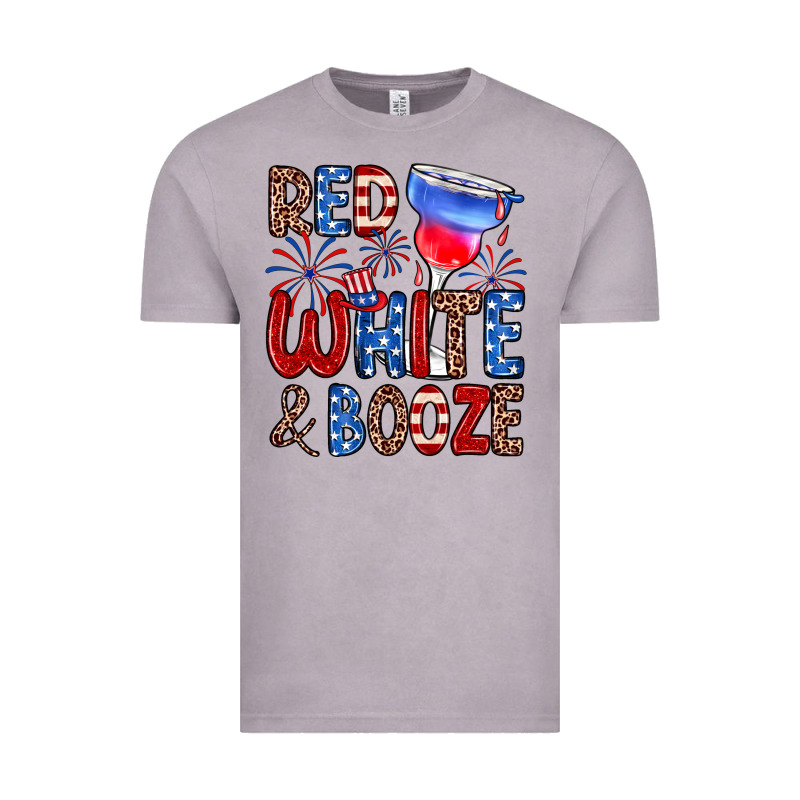 Red White And Booze Vintage Tee by Zillion Design Studio | Teevron