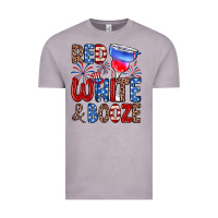 Vintage Zinc red white and booze Vintage Tee - Zillion Design Studio