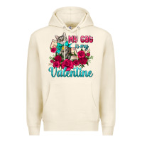 Tofu my cat is my valentine Premium Hoodie - AdoDesignShop