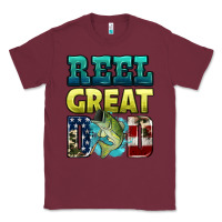 Burgundy reely great dad Classic Tee - HRA Design Shop
