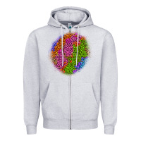 Heather Grey halloween leopard patch 5 Zipper Hoodie - BundleAndBundleShop