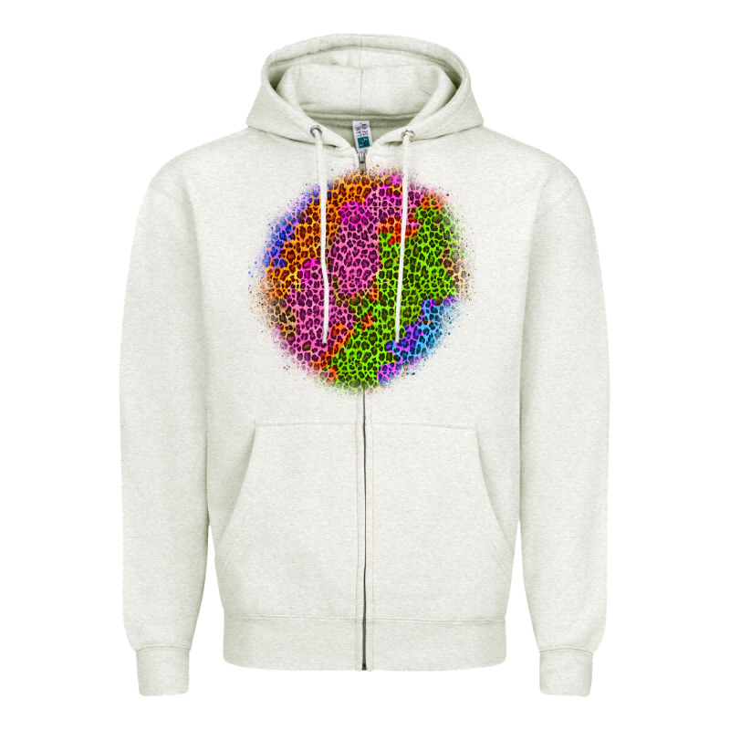 Halloween Leopard Patch 5 Zipper Hoodie by BundleAndBundleShop | Teevron