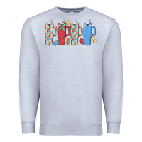 Heather Grey autism Premium Sweatshirt - MaliasSmallBusiness