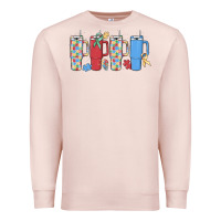 Pale Pink autism Premium Sweatshirt - MaliasSmallBusiness