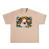 Burro cowhide leopard calf Urban Heavy Tee - RanaPortraitStore