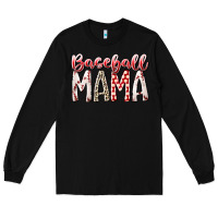 Black baseball  mama Long Sleeve Tee - RacoonDesign