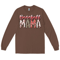 Chestnut baseball  mama Long Sleeve Tee - RacoonDesign
