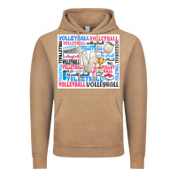 Vintage Coffee volleyball Vintage Hoodie - Zillion Design Studio