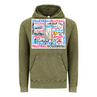 Volleyball Vintage Hoodie | Teevron
