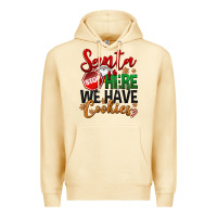 Pina Colada Santa here we have cookies Premium Hoodie - NancyCooperArtShop