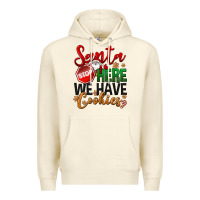 Sandshell Santa here we have cookies Premium Hoodie - NancyCooperArtShop