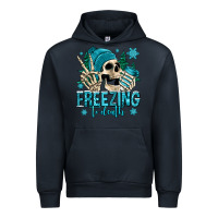 Navy freezing to death winter skull Urban Hoodie - Jasminsmagicworld