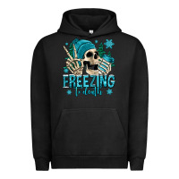Pigment Black freezing to death winter skull Urban Hoodie - Jasminsmagicworld