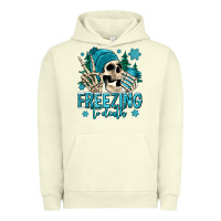 Pigment Pistachio freezing to death winter skull Urban Hoodie - Jasminsmagicworld