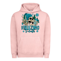Pigment Salmon freezing to death winter skull Urban Hoodie - Jasminsmagicworld
