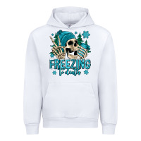 White freezing to death winter skull Urban Hoodie - Jasminsmagicworld