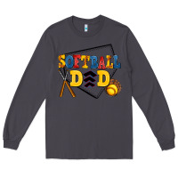 Smoke softball dad Long Sleeve Tee - AdoDesignShop