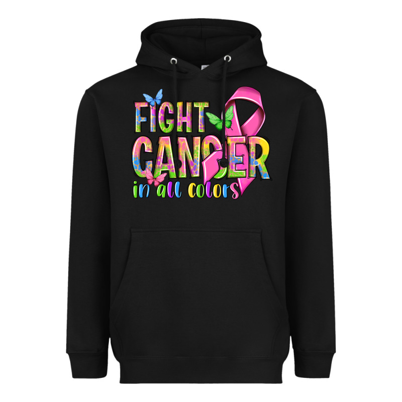 Fight Cancer In All Colors Heavyweight Hoodie by NancyCooperArtShop | Teevron