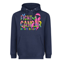 Navy fight cancer in all colors Heavyweight Hoodie - NancyCooperArtShop